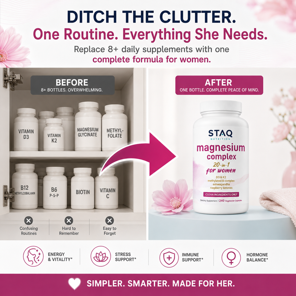 The supplement cabinet gets complicated fast.