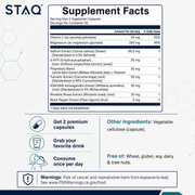 STAQ | Saffron+ Advanced Saffron Complex | Vegetarian Capsules