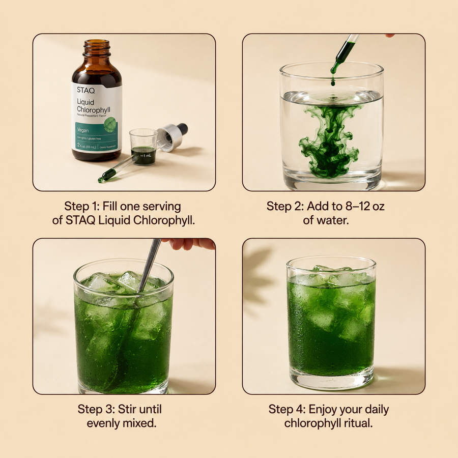 STAQ Liquid Chlorophyll Drops