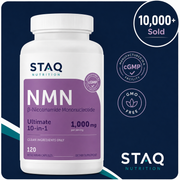 STAQ NMN Ultimate | 10-in-1 Longevity Supplement | NAD+ Supplement Precursor