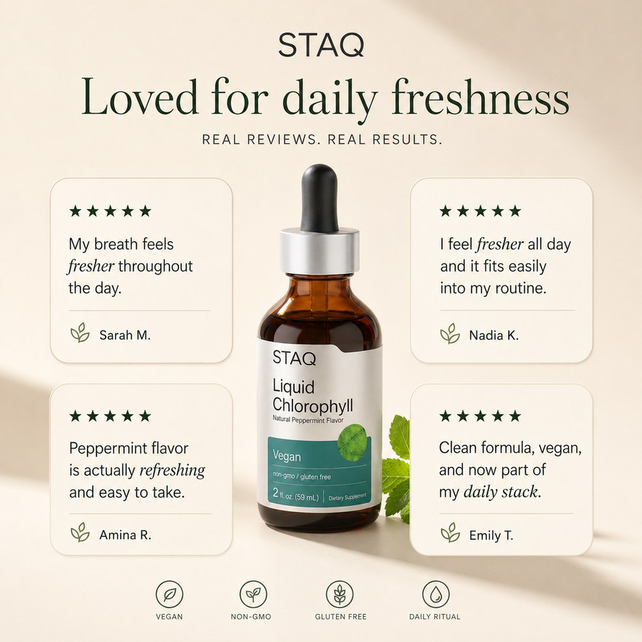 STAQ Liquid Chlorophyll Drops