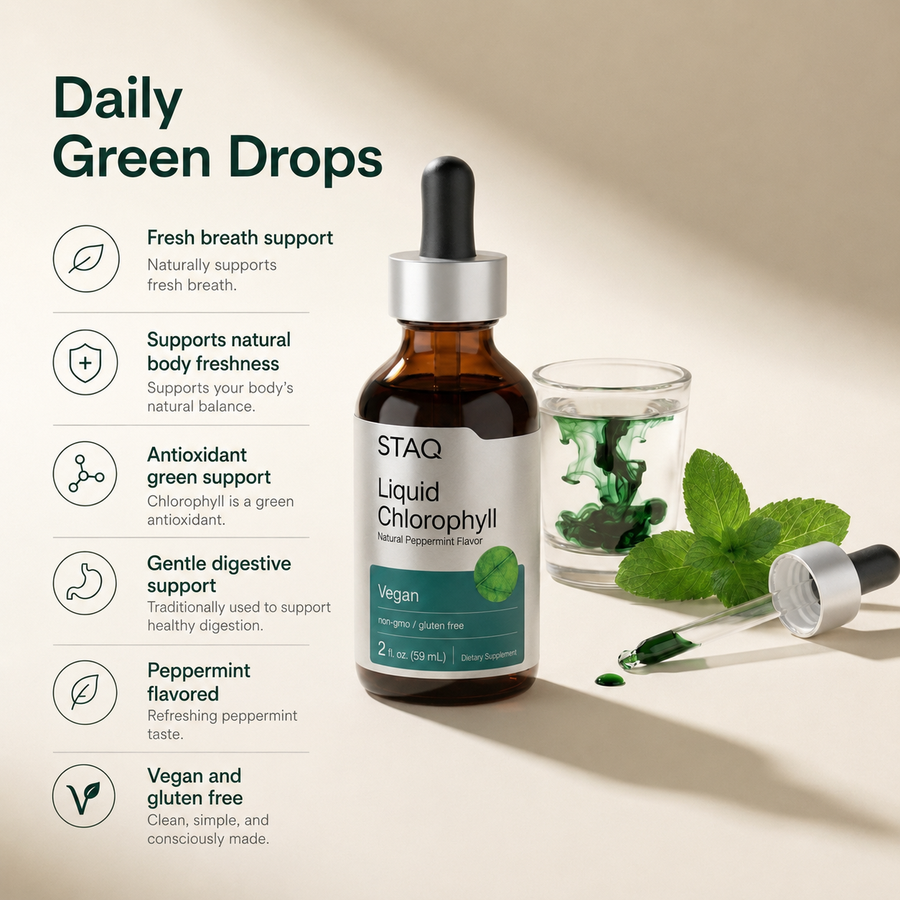 STAQ Liquid Chlorophyll Drops